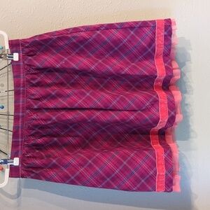 Matilda Jane Women's Size Medium Skirt plaid Pink Purple